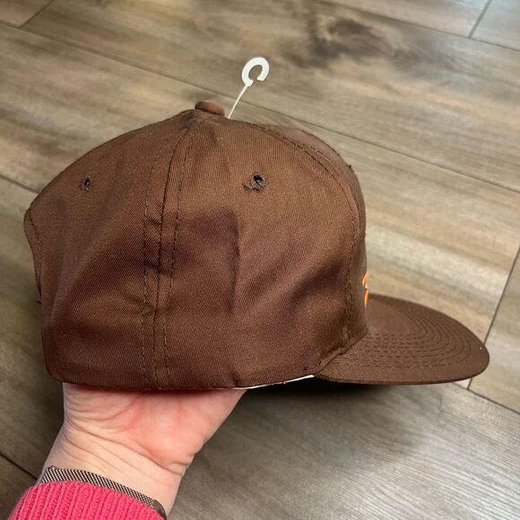 Vintage Annco Cleveland Browns Brown Snapback Hat - Picture 2 of 6